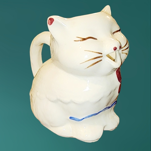 Vintage Anthropomorphic Shawnee USA Patented Puss 'n Boots Kitty Cat Creamer - Picture 2 of 7